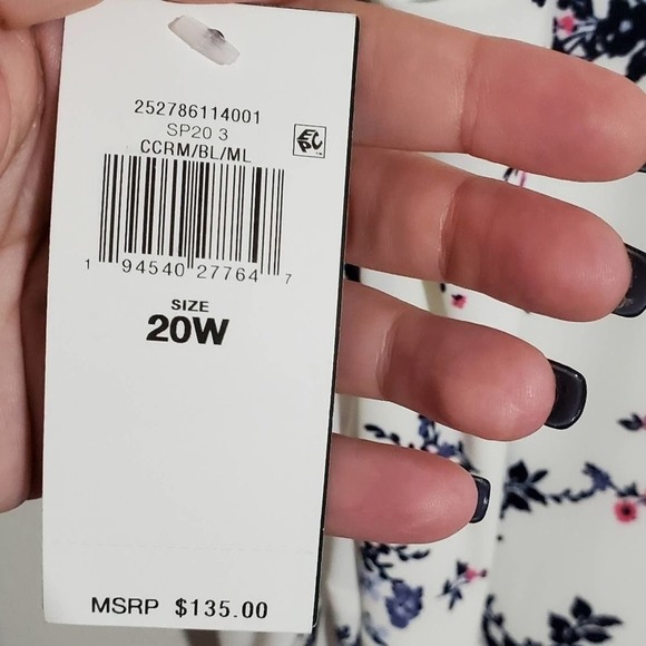 Ralph lauren supplice faux wrap belted midi dress plus size 20W new!!! - Picture 10 of 10